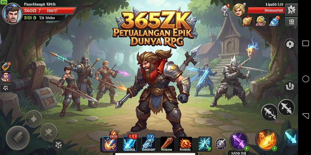 Tangkapan layar gameplay RPG yang mendebarkan dan penuh aksi.