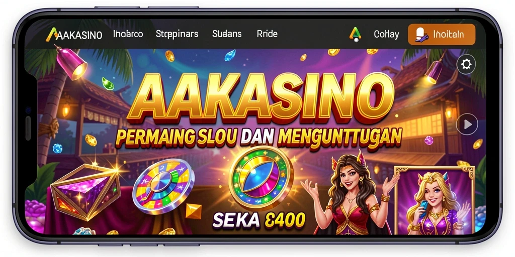 Screenshot utama AAKASINO menampilkan gameplay Slot yang seru dan mengasyikkan.