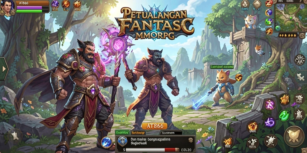 Tampilan menarik dari gameplay AT866 yang penuh aksi dan interaksi.