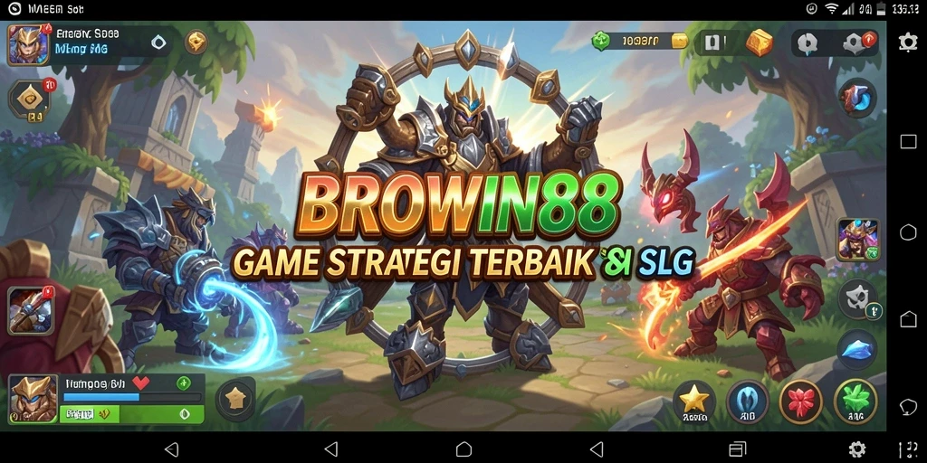 Tampilan gameplay seru dan menarik di BROWIN88.