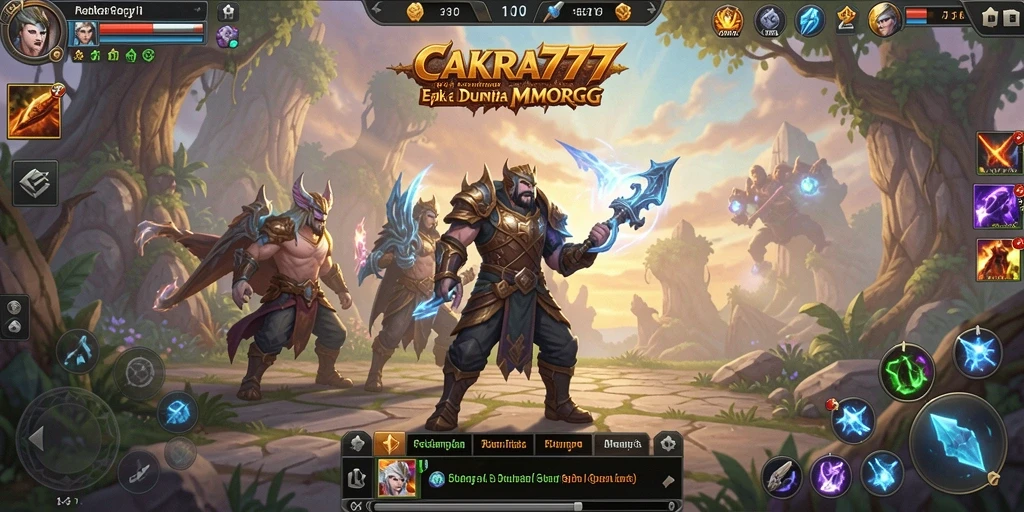 Gameplay menarik dari CAKRA777 dalam dunia MMORPG.