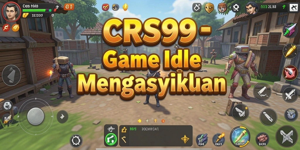 Gameplay santai CRS99 dengan karakter yang sedang beraksi.