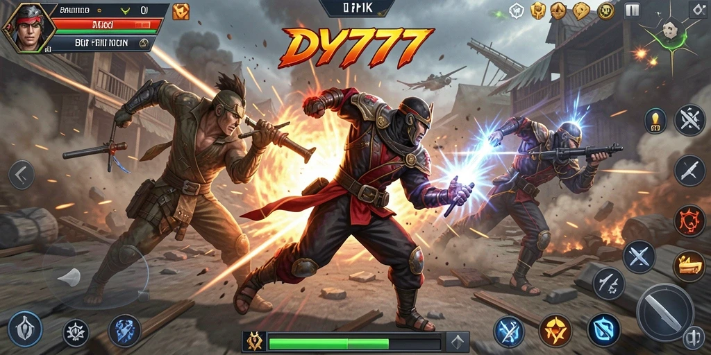 Tampilan gameplay seru dan mendebarkan dari DY777.