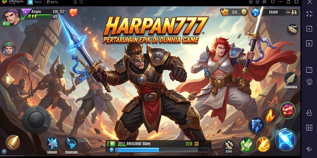 Tampilan pertarungan seru dalam HARAPAN777 yang memukau.