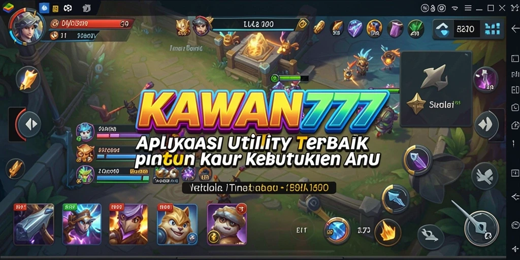 Tampilan antarmuka utama aplikasi KAWAN777 yang memudahkan penggunaan.