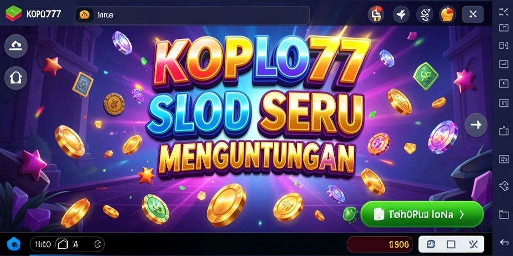 Tampilan menarik KOPLO77 dengan gameplay Slot yang seru.