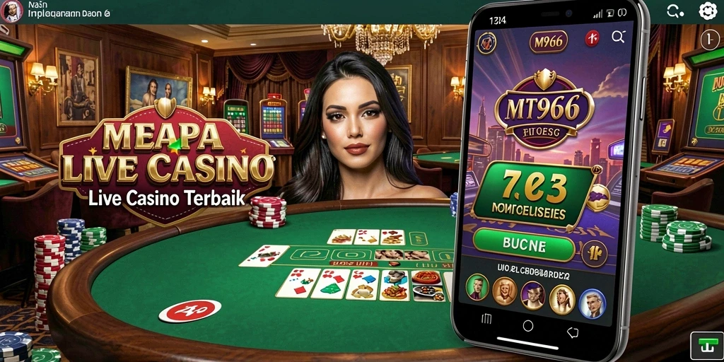 Gameplay Live Casino yang mendebarkan di MT966 dengan dealer langsung.