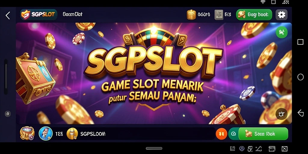 Tampilan gameplay Slot yang menarik dan mengasyikkan di SGPSLOT.