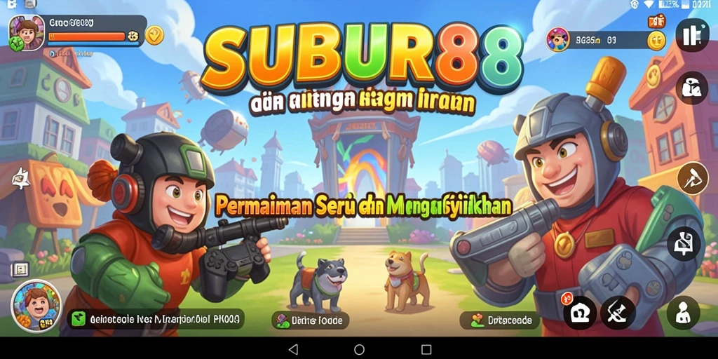Tampilan gameplay SUBUR88 yang seru dan penuh aksi.