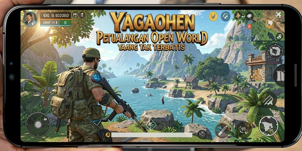 Tampilan gameplay YAGAOHEN menunjukkan aksi eksplorasi yang mendebarkan.